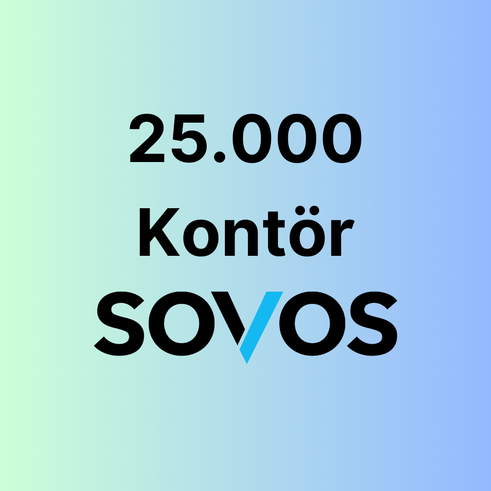 25.000 Adet Sovos e-Fatura Kontör Paketi