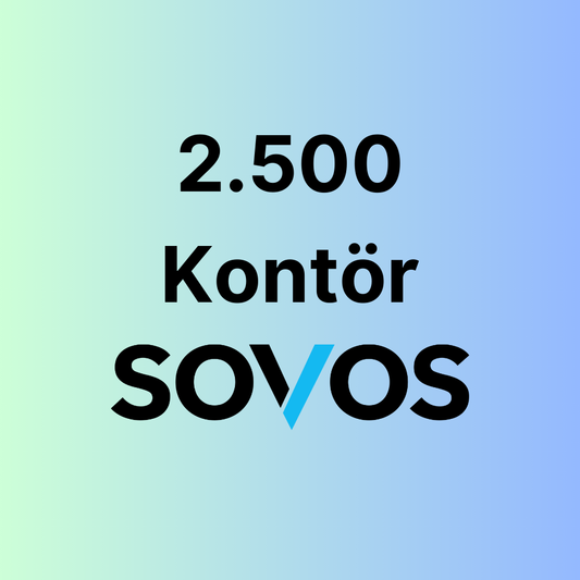 2.500 Adet Sovos e-Fatura Kontör Paketi