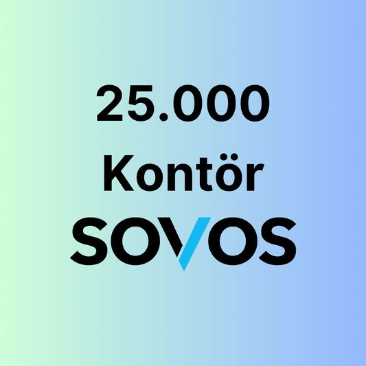 25.000 Adet Sovos e-Fatura Kontör Paketi