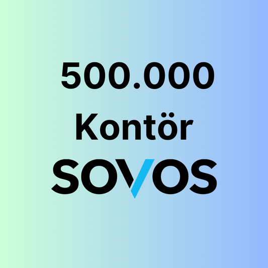 500.000 Adet Sovos e-Fatura Kontör Paketi
